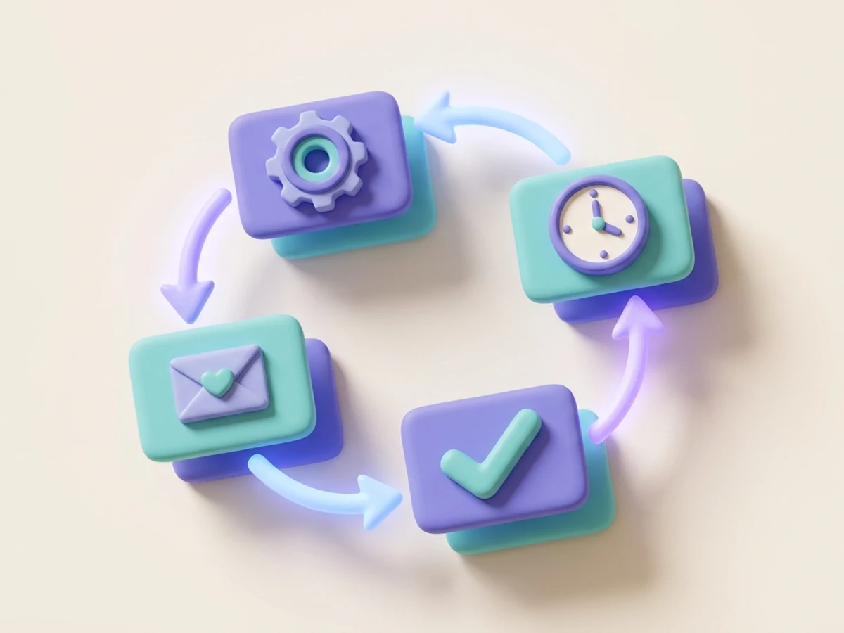 Workflow d'automatisation mis en place pour un client
