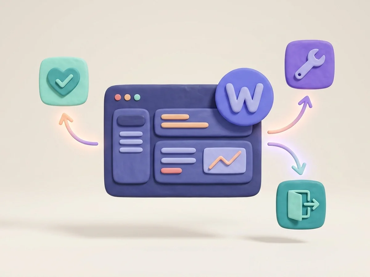 Tableau de bord WordPress optimisé par Incubateur Digital