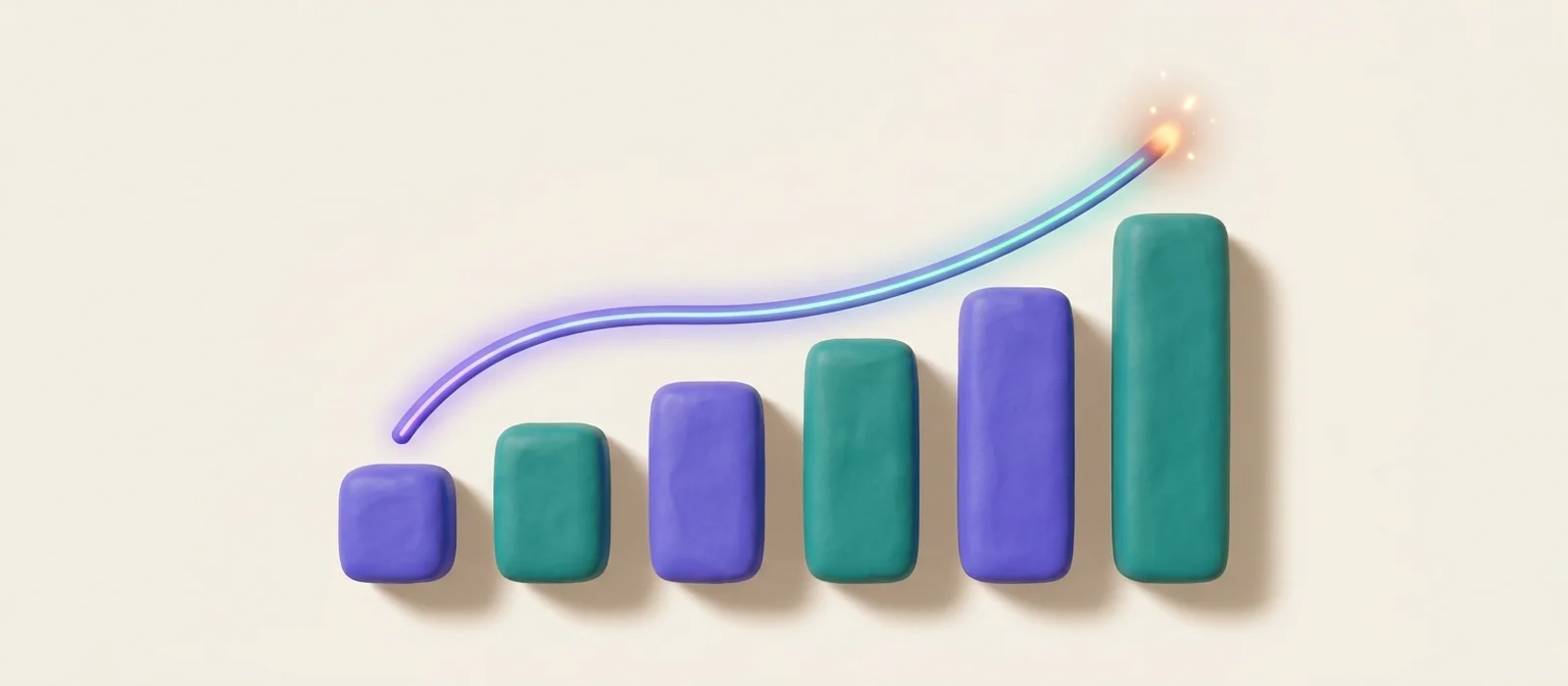 Progression des clics Search Console sur des requêtes locales, sur six mois